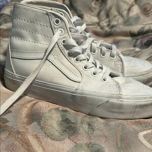 White High-Top Sneakers